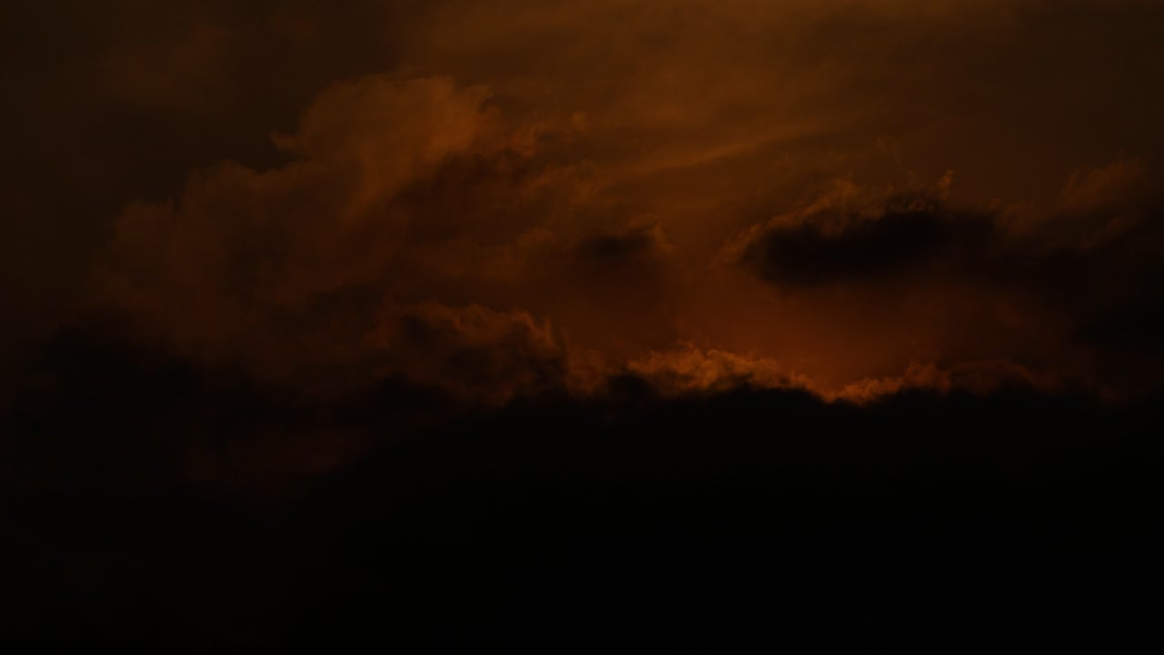 Time-Lapse of Fast-Moving Clouds and Solar Disk, High-Contrast Dramatic Sky Background