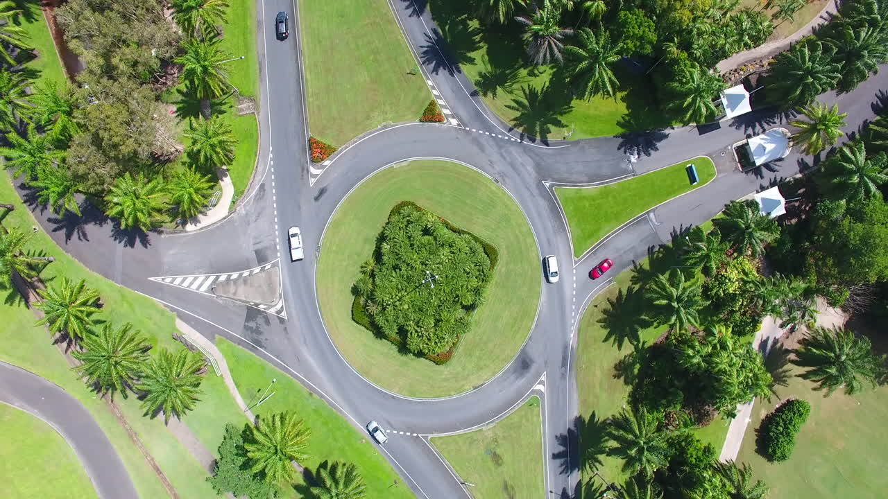 Rise up over large Roundabout