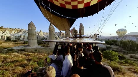 cappadocia hot air balloon ride: breathtaking sunrise views over fairy chimneys