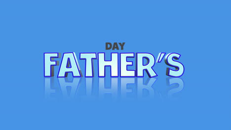 Stylish-Father's-Day-logo-energy-and-simplicity-in-blue-and-white