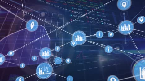 Animation-of-data-processing-over-data-processing