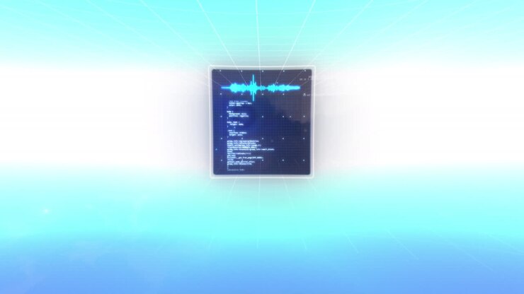 Animation of computing data processing over screens