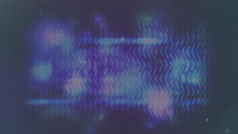 animación de puntos brillantes sobre formas sobre un fondo negro