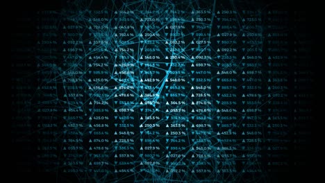 datos y estadísticas de informes, animación con diagramas gráficos.