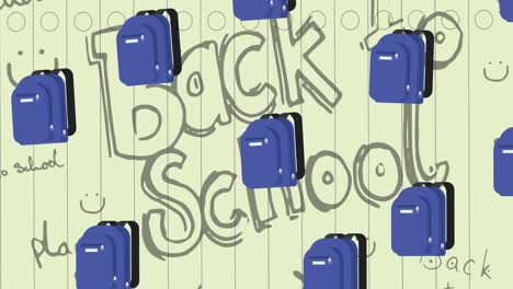 Animation-Von-„Back-To-School“-Texten-über-Symbolen-Für-Schulgegenstände