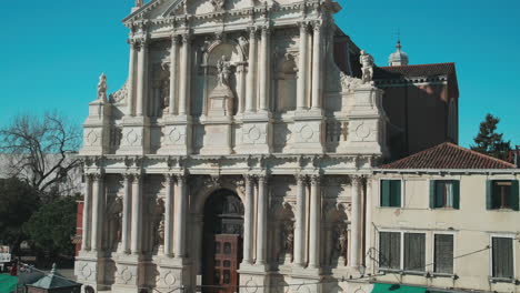 facade of a venetian church