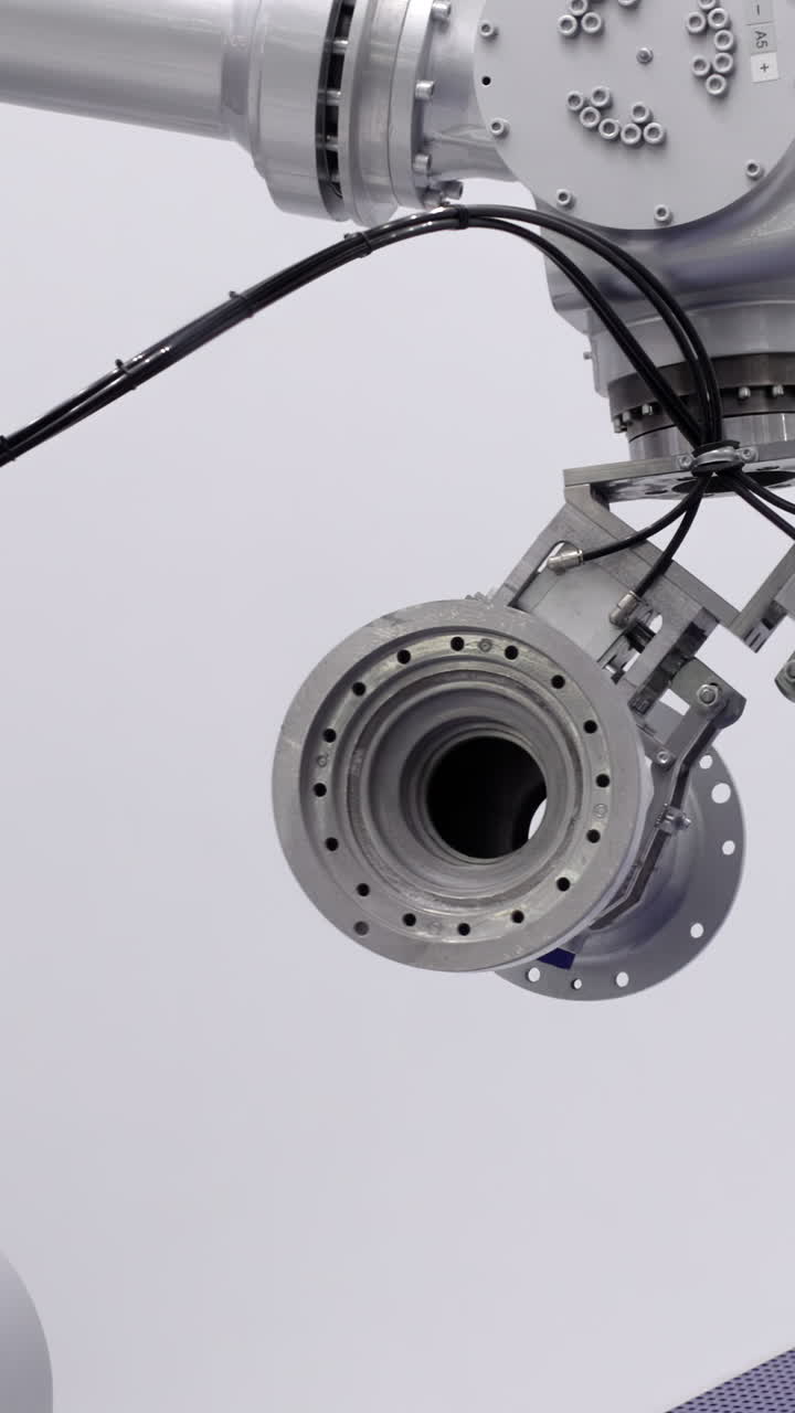 Industrial Robot Arm in Operation