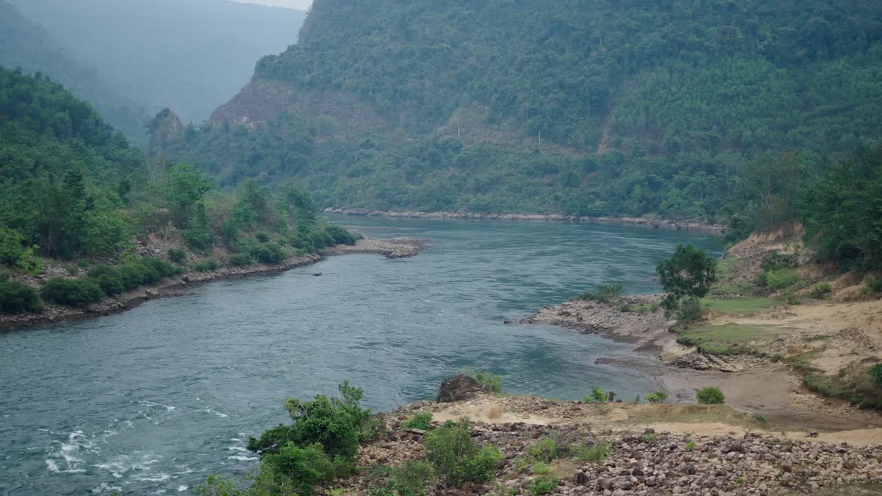 Serene River Valley Scenery