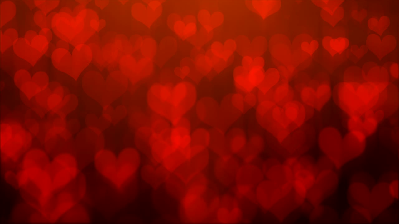 el fondo de los corazones de san valentín (bucle)