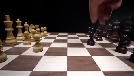 Fast-checkmate-is-executed-in-a-chess-game-by-the-black-queen