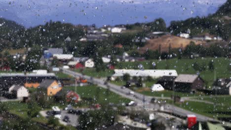 La-Lluvia-Cae-En-Primer-Plano-En-Una-Exposición-Muy-Corta.