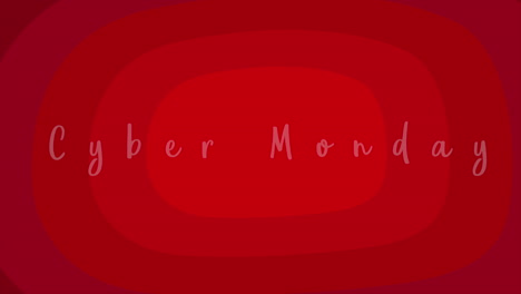 Cyber-Monday-on-red-waves-modern-gradient