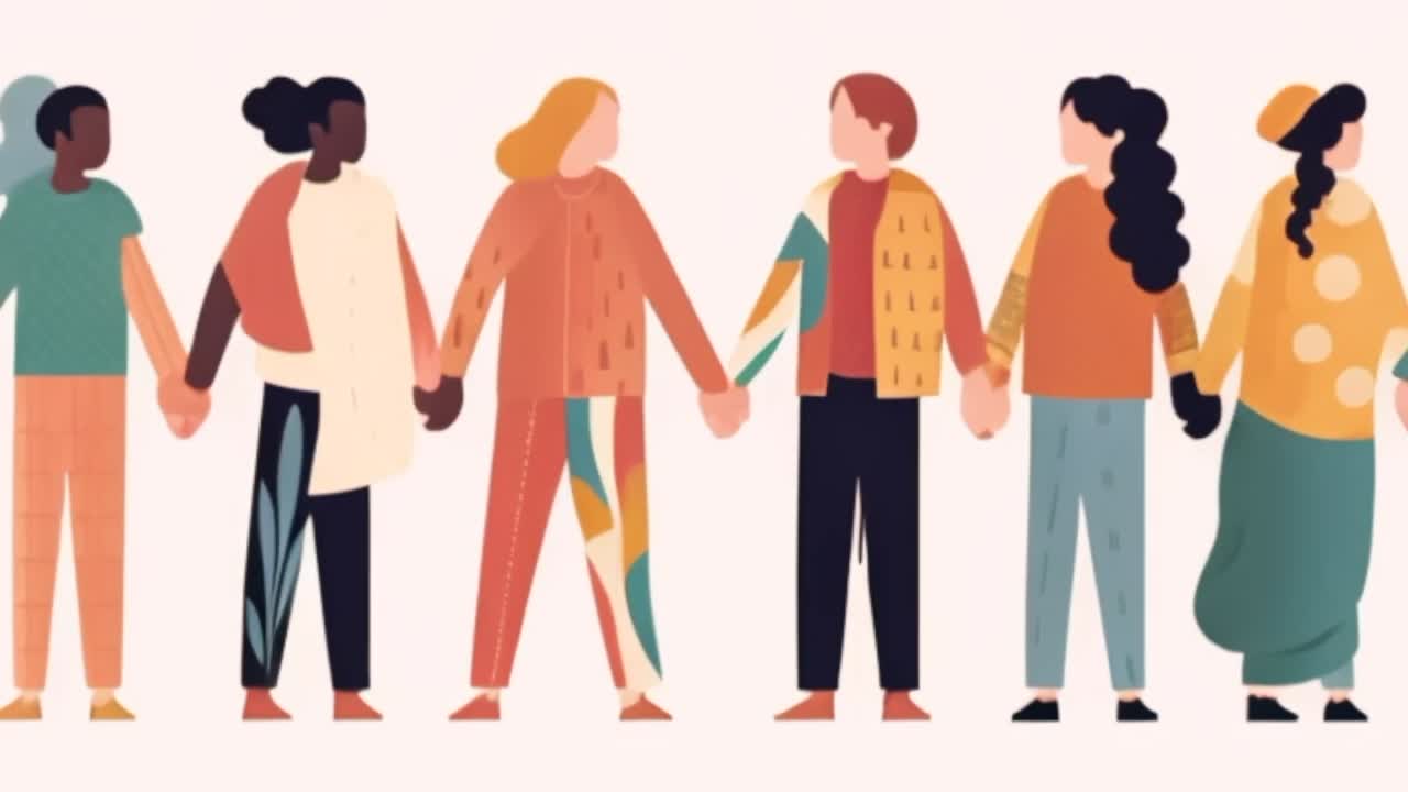 손을 잡고 있는 사람들의 공동체