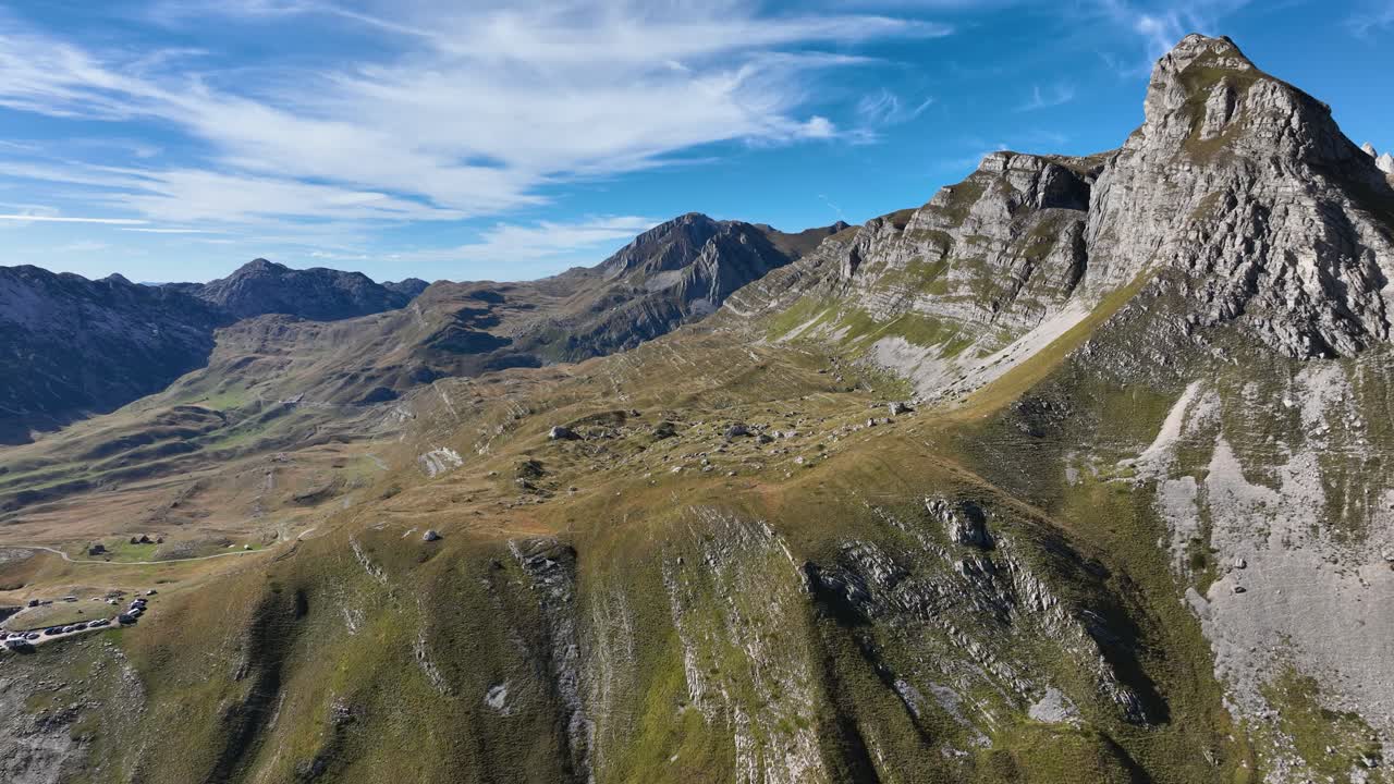 paisaje de la cordillera alpina