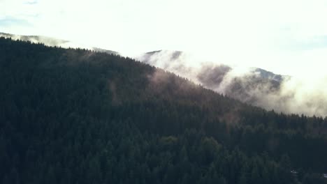 Aerial-Drone-Shot-Slowing-Panning-Down-to-Reveal-the-Magnificence-of-the-Romanian-Mountains-in-Valea-Draganului