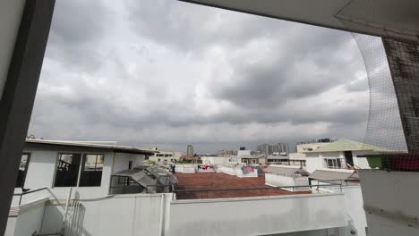 un lapso de tiempo antes de que llueva