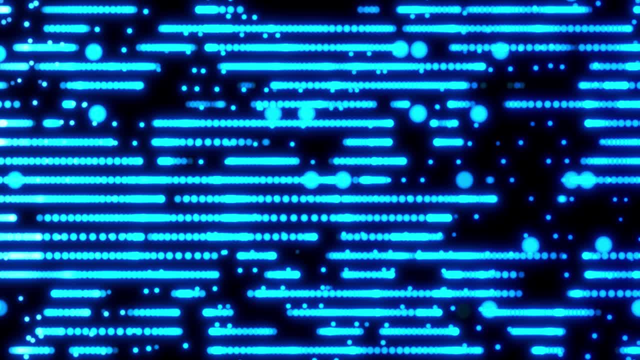 Abstract creative wavy dots. Intelligence, binary futuristic concept. Waving wireframe.