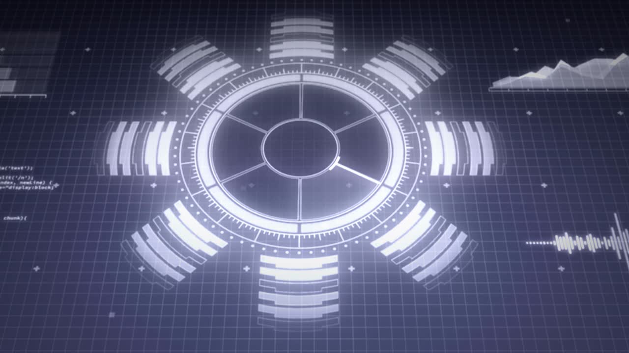 범위 스캐닝과 그리드 상의 데이터 처리의 애니메이션