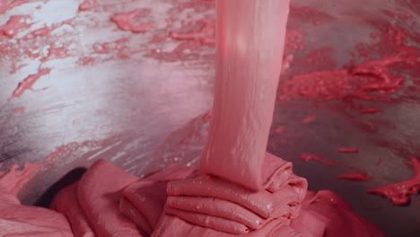 pink candy production process