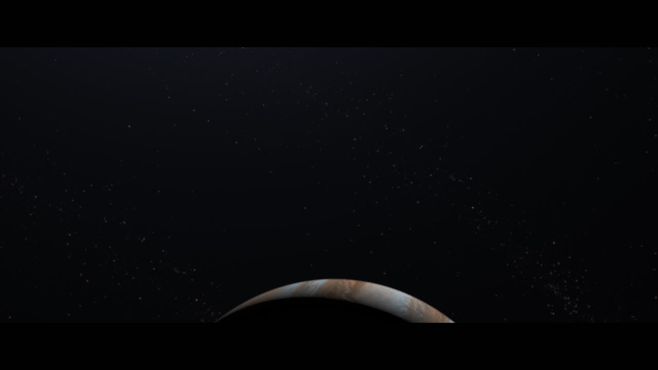 Jupiter planet viewed from space