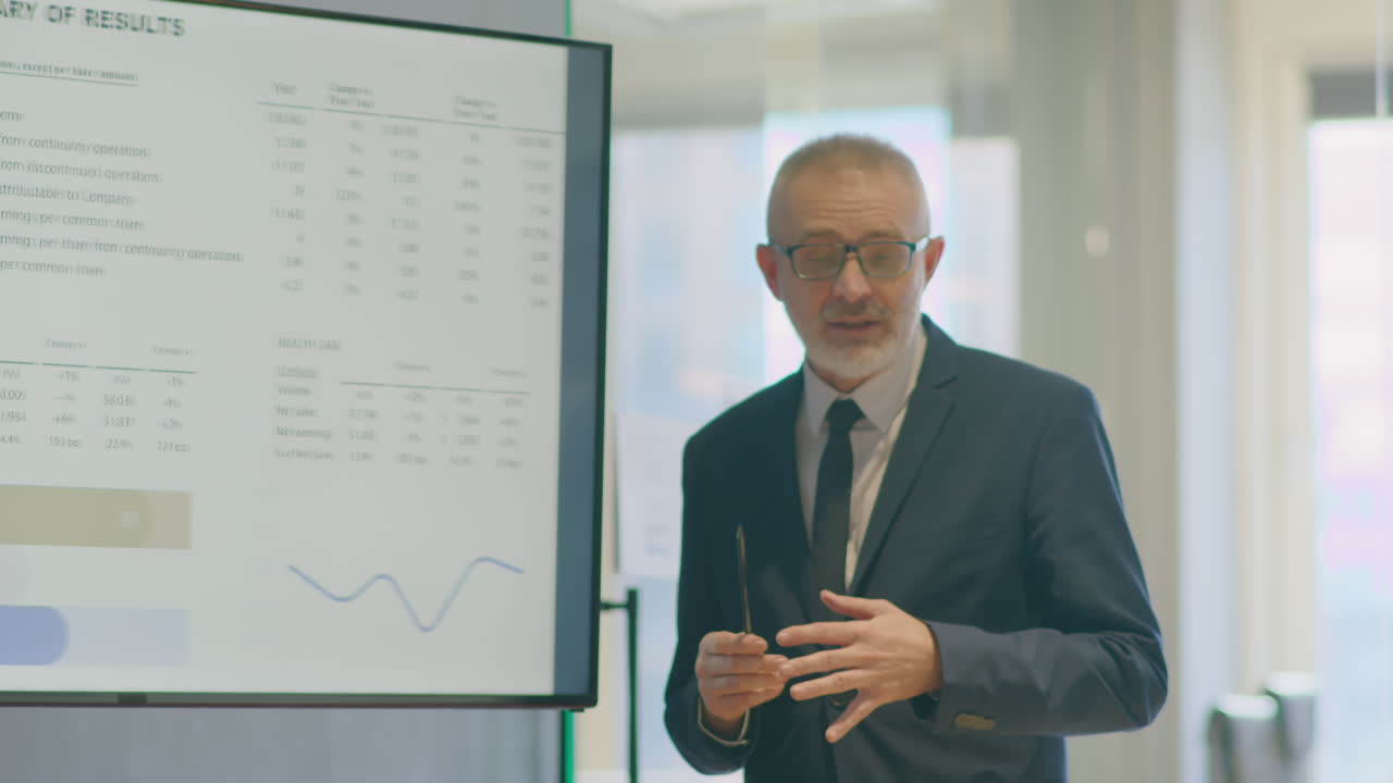 Colleagues Listening to Presentation of Senior Manager