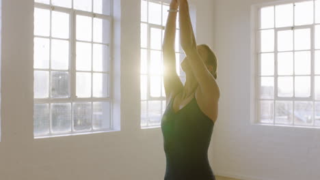 beautiful-yoga-woman-practicing-mountain-pose-enjoying-fitness-lifestyle-exercising-in-studio-stretching-flexible-body-training-early-morning-meditation-on-exercise-mat