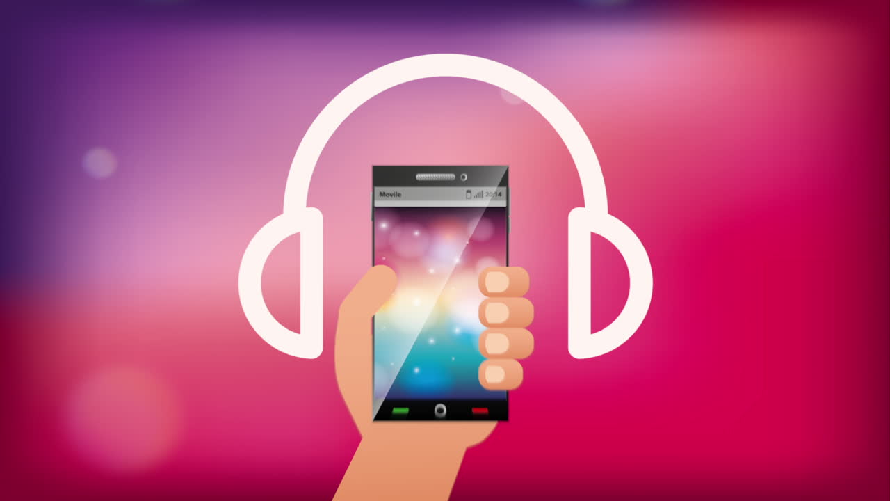 오디오 아이콘 디자인, 비디오 애니메이션