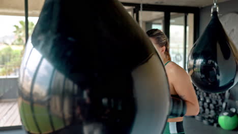 Fitness,-boxing-and-woman-learning-from-personal