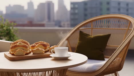 breakfast on the terrace