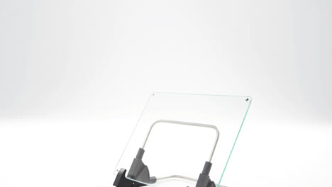 glass on digital stand