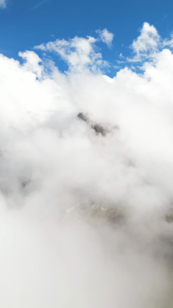 Swiss highlands Fronalpstock Glarus Alps aerial drone Switzerland alpine region
