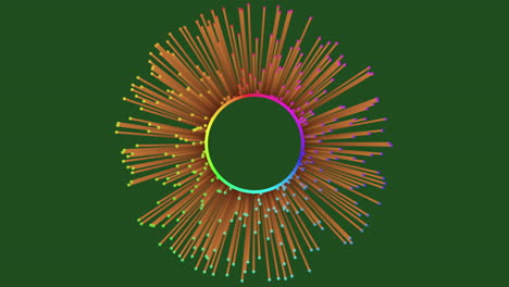 Lebendige-Sunburst-Von-Bunten-Linien-Strahlen-Aus-Dem-Mittelkreis