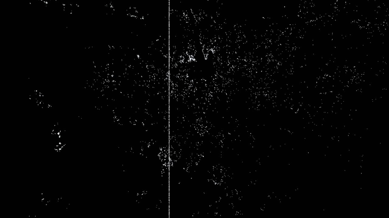 Animated Grunge Texture Overlay with Moving White Particles
