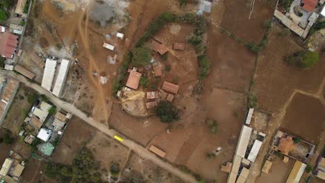 drone view of the rural kenya