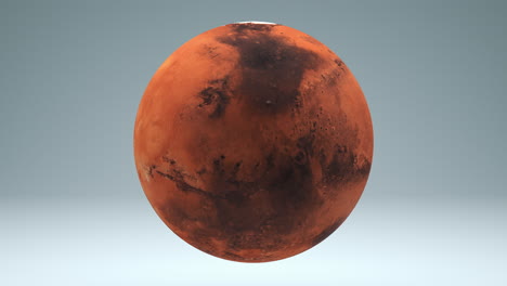 Mars-Rotiert-Nahtlos-In-4K-Mit-Luma-Matte