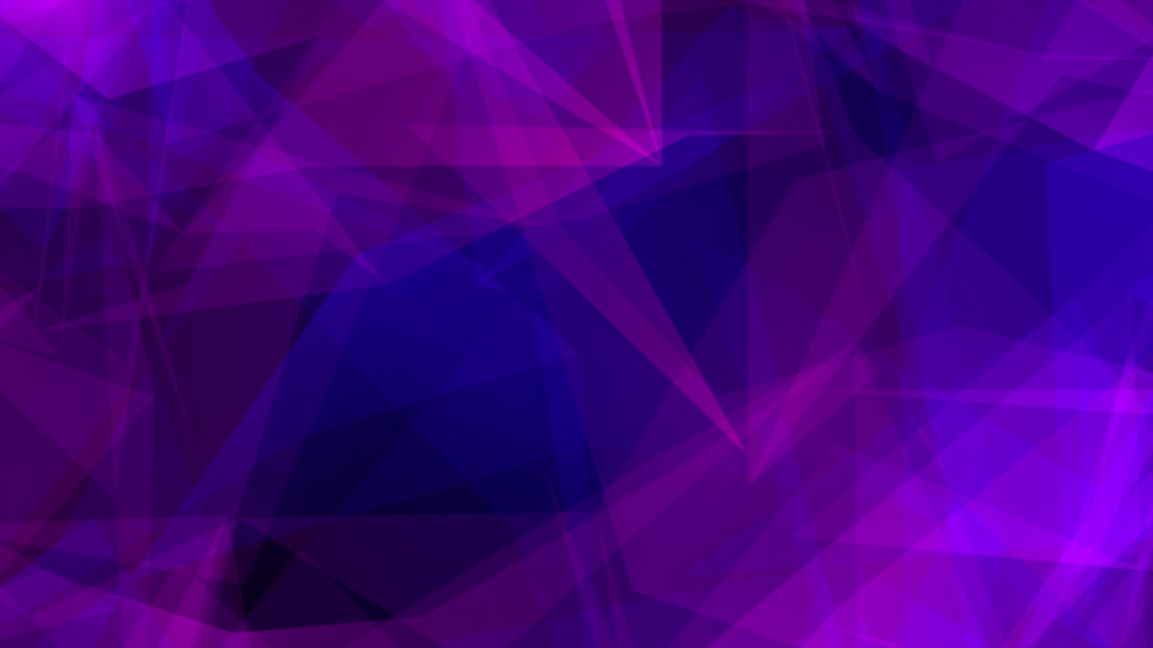 coloridos bajos triángulos de varios colores bucle de gradiente textura de fondo poligonal.