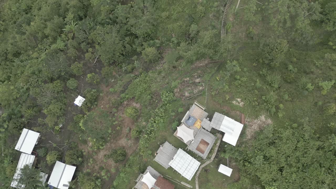 Beautiful Aerial View Of De'Remin Kpg Sapit Padawan Sarawak