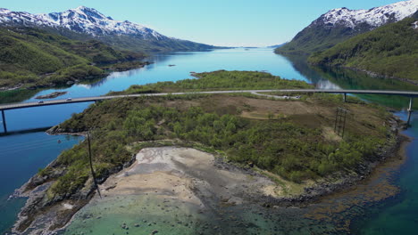 summer landscape: the fjord near husjord, norway