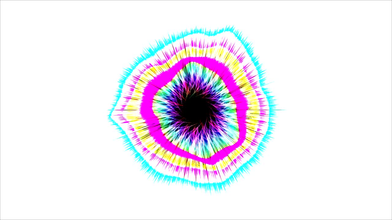Abstract Coloured Pattern With White background 9