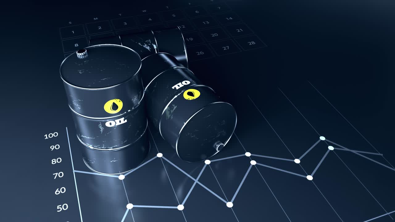 검은색 금속 기름 배럴 3d 일러스트레이션