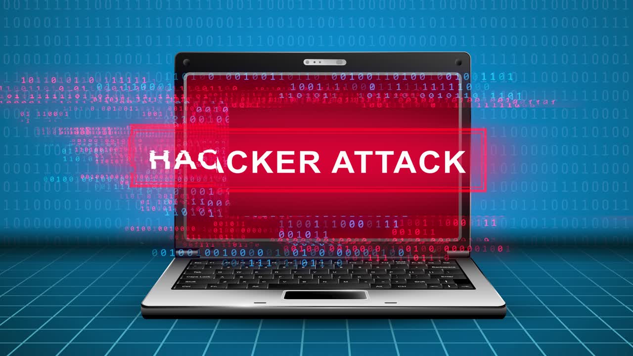 Laptop - "Hacker attack"