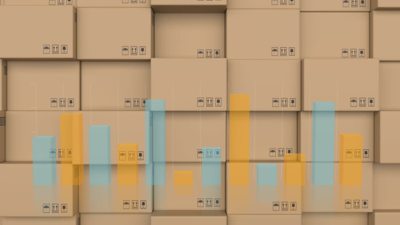 백그라운드에서 배달 상자 스택에 대한 통계 데이터 처리