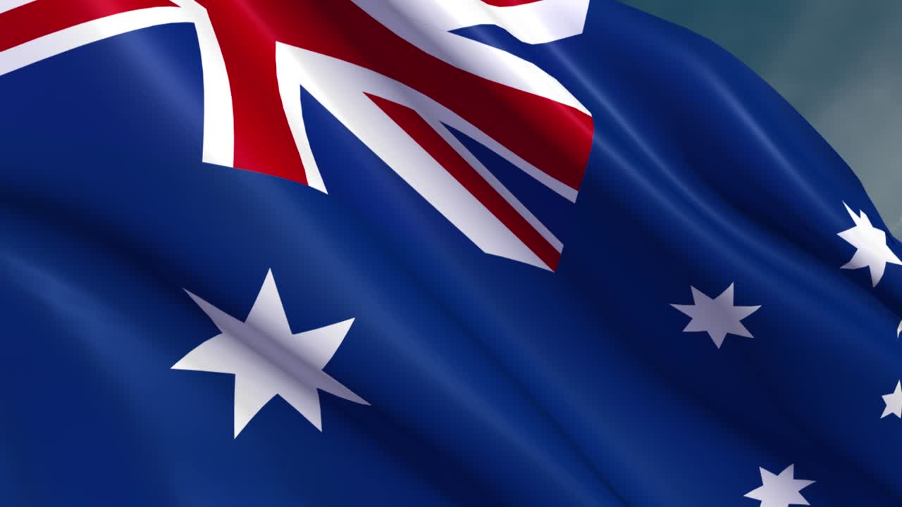Australia - Flag - 4K - Loop