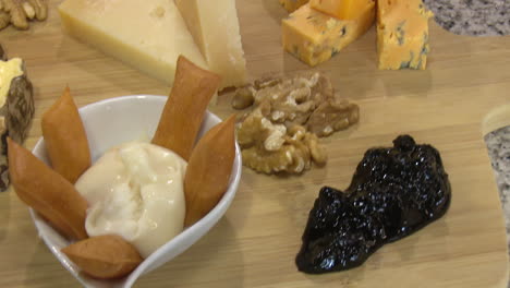 cheese and fruit platter