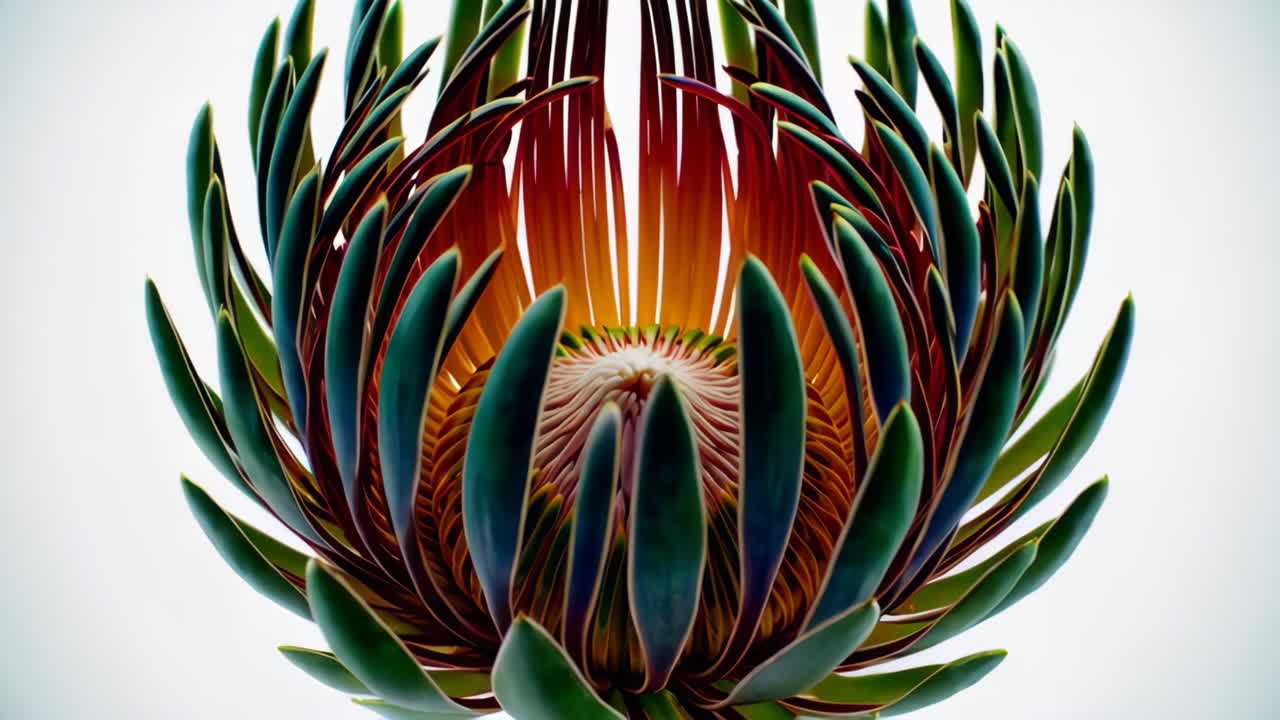 다채로운 꽃의 클로즈업