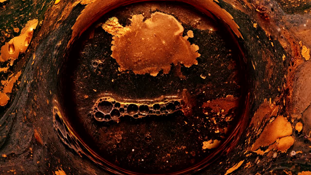 agua de tinta remolino fluido de contaminación ambiental