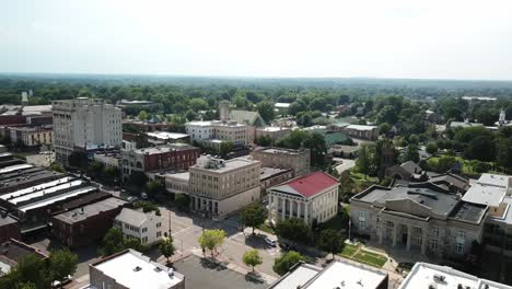sobrevuelo aéreo del juzgado del condado de rowan en salisbury nc