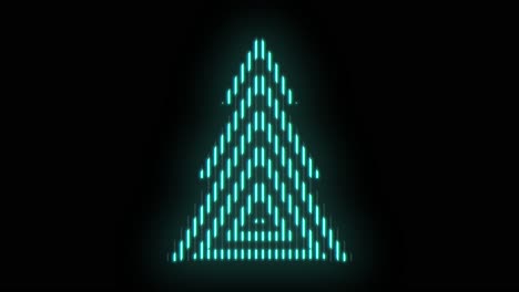 Neon green Christmas tree