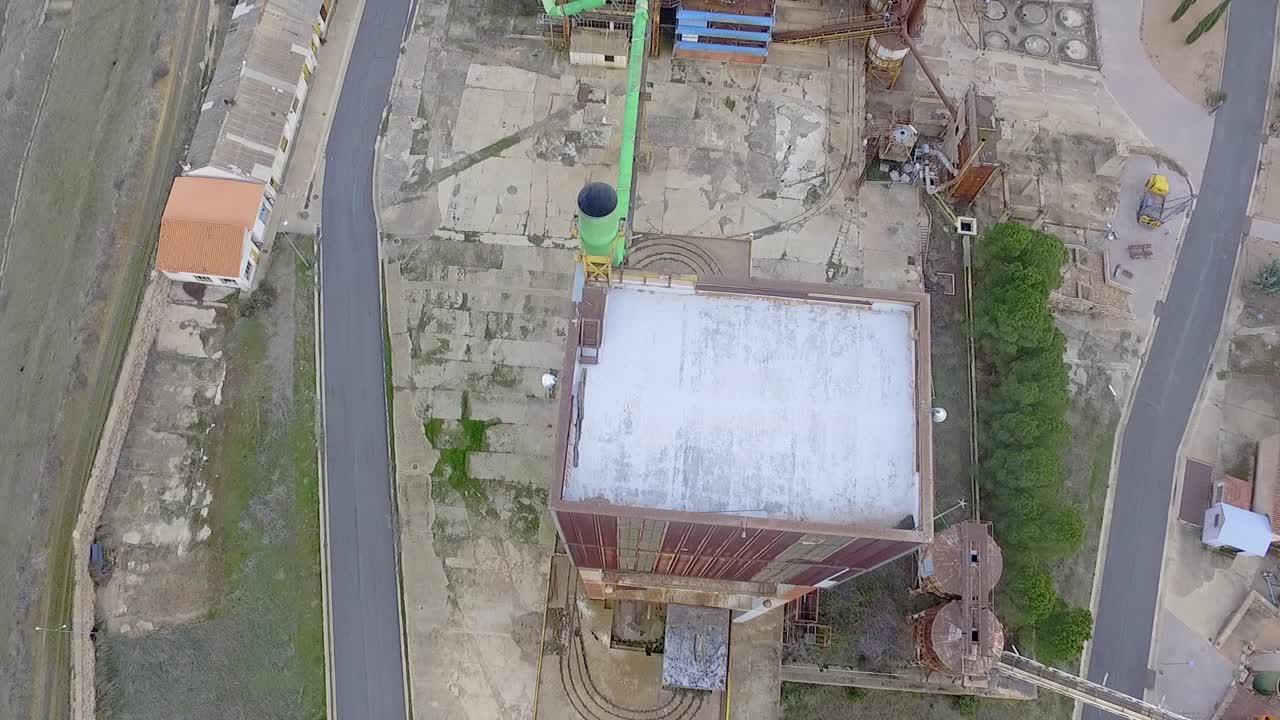 mina de mercurio en almadén vista aérea