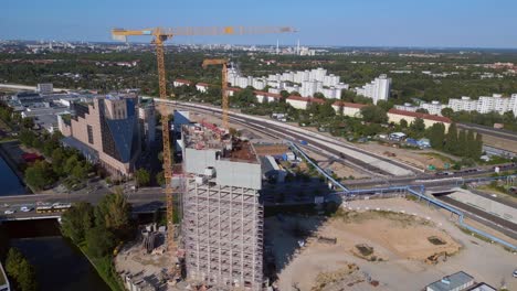 skyscraper under construction Berlin